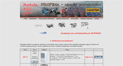 Desktop Screenshot of odvlhcovace.profima.sk