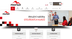 Desktop Screenshot of profima.cz